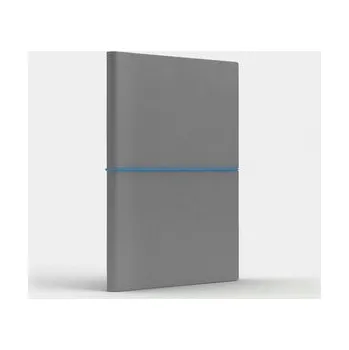 Set školních potřeb Notatnik A5 Fun M kropki jasnoszary/niebieski