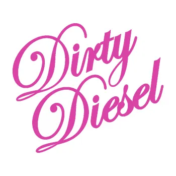 Polep vozidla SAMOLEPKA Dirty diesel 001 nápis (16 - růžová) NA AUTO, NÁLEPKA, FÓLIE, POLEP, TUNING, VLASTNÍ TEXT, TISK, AUTOSAMOLEPKY.cz, POLEPY, OBRÁZEK, LOGO, SAMOLEPKY