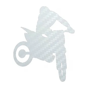 Samolepící dekorace SAMOLEPKA Motorka 037 pravá motokros (51 - 3D karbon bílý) NA AUTO, NÁLEPKA, FÓLIE, POLEP, TUNING, VLASTNÍ TEXT, TISK, AUTOSAMOLEPKY.cz, POLEPY, OBRÁZEK, LOGO, SAMOLEPKY