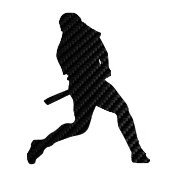 Samolepicí dekorace na vozidlo Baseball 010 pravá (50 - 3D karbon černý) SAMOLEPKA NA AUTO, NÁLEPKA, FÓLIE, POLEP, TUNING, VLASTNÍ TEXT, TISK, AUTOSAMOLEPKY.cz, POLEPY, OBRÁZEK, LOGO, 3D STICKERS