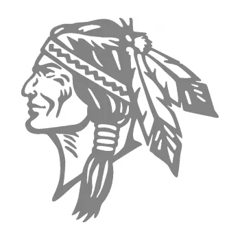 Samolepící dekorace SAMOLEPKA Indián 004 levá (17 - šedá) NA AUTO, NÁLEPKA, FÓLIE, POLEP, TUNING, VLASTNÍ TEXT, TISK, AUTOSAMOLEPKY.cz, POLEPY, OBRÁZEK, LOGO, SAMOLEPKY