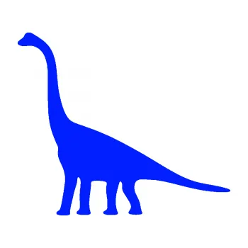 Samolepící dekorace Brachiosaurus 001 levá (19 - modrá dynamic) SAMOLEPKA NA AUTO, NÁLEPKA, FÓLIE, POLEP, TUNING, VLASTNÍ TEXT, TISK, AUTOSAMOLEPKY.cz, POLEPY, OBRÁZEK, LOGO, 3D STICKERS