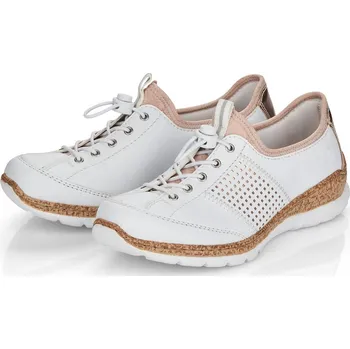 Dámské tenisky Dámské tenisky N42G8-80 Rieker bílé Barva: weiss, Velikost: 40