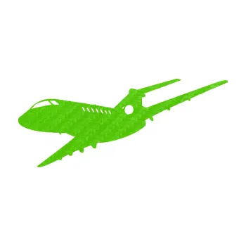 Polep vozidla SAMOLEPKA Letadlo 011 levá (58 - 3D karbon zelený kawasaki) NA AUTO, NÁLEPKA, FÓLIE, POLEP, TUNING, VLASTNÍ TEXT, TISK, AUTOSAMOLEPKY.cz, POLEPY, OBRÁZEK, LOGO, SAMOLEPKY