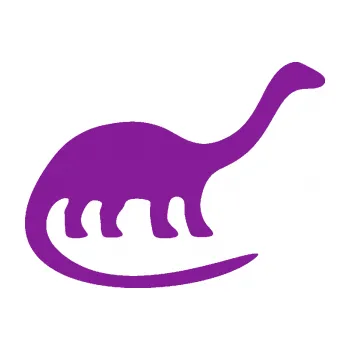 Samolepící dekorace Brontosaurus 001 pravá (14 - fialová) SAMOLEPKA NA AUTO, NÁLEPKA, FÓLIE, POLEP, TUNING, VLASTNÍ TEXT, TISK, AUTOSAMOLEPKY.cz, POLEPY, OBRÁZEK, LOGO, 3D STICKERS