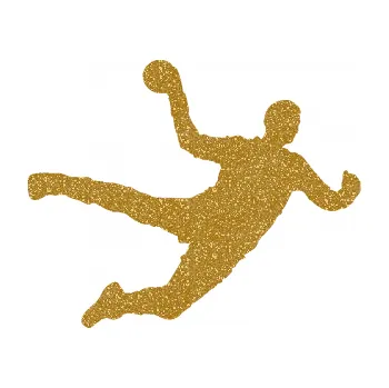 Samolepicí dekorace na vozidlo Házená 002 pravá (92 - Ultra Metalic zlatá) SAMOLEPKA NA AUTO, NÁLEPKA, FÓLIE, POLEP, TUNING, VLASTNÍ TEXT, TISK, AUTOSAMOLEPKY.cz, POLEPY, OBRÁZEK, LOGO, 3D STICKERS