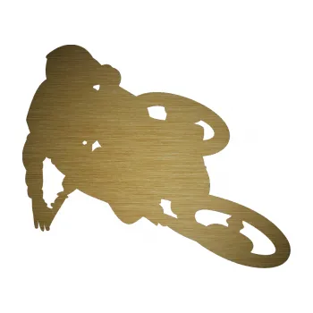 Samolepící dekorace Motorka 026 pravá motokros freestyle (64 - škrábaný kov zlatý) SAMOLEPKA NA AUTO, NÁLEPKA, FÓLIE, POLEP, TUNING, VLASTNÍ TEXT, TISK, AUTOSAMOLEPKY.cz, POLEPY, OBRÁZEK, LOGO, 3D STICKERS