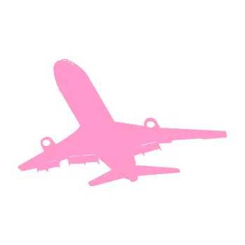 Polep vozidla SAMOLEPKA Letadlo 007 levá (24 - světle růžová) NA AUTO, NÁLEPKA, FÓLIE, POLEP, TUNING, VLASTNÍ TEXT, TISK, AUTOSAMOLEPKY.cz, POLEPY, OBRÁZEK, LOGO, SAMOLEPKY