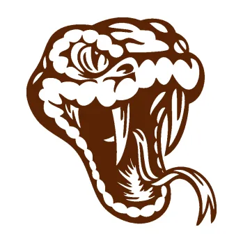 Samolepící dekorace Kobra 006 pravá hlava (15 - hnědá) SAMOLEPKA NA AUTO, NÁLEPKA, FÓLIE, POLEP, TUNING, VLASTNÍ TEXT, TISK, AUTOSAMOLEPKY.cz, POLEPY, OBRÁZEK, LOGO, 3D STICKERS