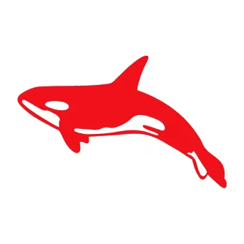 Samolepící dekorace SAMOLEPKA Kosatka 001 levá (10 - červená) NA AUTO, NÁLEPKA, FÓLIE, POLEP, TUNING, VLASTNÍ TEXT, TISK, AUTOSAMOLEPKY.cz, POLEPY, OBRÁZEK, LOGO, SAMOLEPKY