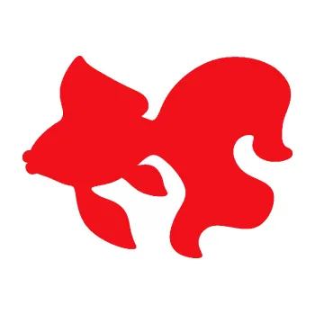 Polep vozidla SAMOLEPKA Ryba 019 levá závojnatka (10 - červená) NA AUTO, NÁLEPKA, FÓLIE, POLEP, TUNING, VLASTNÍ TEXT, TISK, AUTOSAMOLEPKY.cz, POLEPY, OBRÁZEK, LOGO, SAMOLEPKY