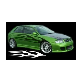 Polep vozidla SAMOLEPKA Samolepka na bok plameny 077 (15 - hnědá) NA AUTO, NÁLEPKA, FÓLIE, POLEP, TUNING, VLASTNÍ TEXT, TISK, AUTOSAMOLEPKY.cz, POLEPY, OBRÁZEK, LOGO, SAMOLEPKY