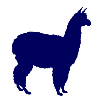 Samolepící dekorace SAMOLEPKA Lama 002 pravá alpaka (23 - tmavě modrá) NA AUTO, NÁLEPKA, FÓLIE, POLEP, TUNING, VLASTNÍ TEXT, TISK, AUTOSAMOLEPKY.cz, POLEPY, OBRÁZEK, LOGO, SAMOLEPKY