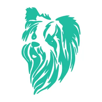 Polep vozidla Pes 152 levá Jorkšírský teriér (25 - tyrkysová) SAMOLEPKA NA AUTO, NÁLEPKA, FÓLIE, POLEP, TUNING, VLASTNÍ TEXT, TISK, AUTOSAMOLEPKY.cz, POLEPY, OBRÁZEK, LOGO, 3D STICKERS