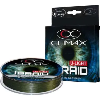 Pletená šňůra Climax iBraid U-Light Oliva 135m 0,08mm / 6kg