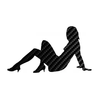 Polep vozidla Erotická žena 028 levá (50 - 3D karbon černý) SAMOLEPKA NA AUTO, NÁLEPKA, FÓLIE, POLEP, TUNING, VLASTNÍ TEXT, TISK, AUTOSAMOLEPKY.cz, POLEPY, OBRÁZEK, LOGO, 3D STICKERS