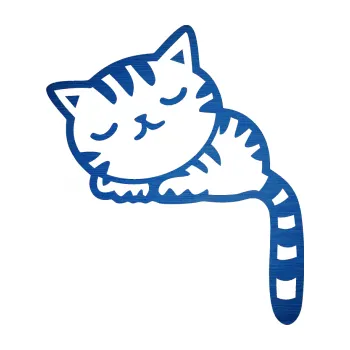 Samolepící dekorace SAMOLEPKA Kočka 004 levá (65 - škrábaný kov modrý) NA AUTO, NÁLEPKA, FÓLIE, POLEP, TUNING, VLASTNÍ TEXT, TISK, AUTOSAMOLEPKY.cz, POLEPY, OBRÁZEK, LOGO, SAMOLEPKY