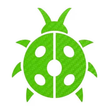 Samolepící dekorace SAMOLEPKA Beruška 002 (58 - 3D karbon zelený kawasaki) NA AUTO, NÁLEPKA, FÓLIE, POLEP, TUNING, VLASTNÍ TEXT, TISK, AUTOSAMOLEPKY.cz, POLEPY, OBRÁZEK, LOGO, SAMOLEPKY