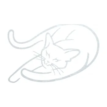 Samolepící dekorace SAMOLEPKA Kočka 022 levá (51 - 3D karbon bílý) NA AUTO, NÁLEPKA, FÓLIE, POLEP, TUNING, VLASTNÍ TEXT, TISK, AUTOSAMOLEPKY.cz, POLEPY, OBRÁZEK, LOGO, SAMOLEPKY