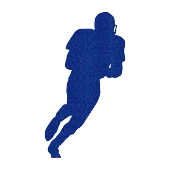 Polep vozidla Americký fotbal 004 pravá (89 - Ultra Metalic modrá tmavá) SAMOLEPKA NA AUTO, NÁLEPKA, FÓLIE, POLEP, TUNING, VLASTNÍ TEXT, TISK, AUTOSAMOLEPKY.cz, POLEPY, OBRÁZEK, LOGO, 3D STICKERS