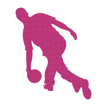 Autodoplněk Samolepka na auto Bowling 003 levá hráč (90 - Ultra Metalic růžová) NÁLEPKA, FÓLIE, POLEPY, TUNING, VLASTNÍ TEXT, TISK, AUTOSAMOLEPKY.cz, SAMOLEPKY, OBRÁZEK, LOGO, VÝROBA, PRODEJ