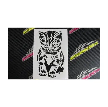 Samolepící dekorace SAMOLEPKA Koťátko 002 levá (17 - šedá) NA AUTO, NÁLEPKA, FÓLIE, POLEP, TUNING, VLASTNÍ TEXT, TISK, AUTOSAMOLEPKY.cz, POLEPY, OBRÁZEK, LOGO, SAMOLEPKY