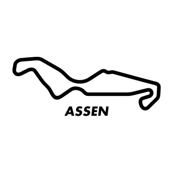 Samolepící dekorace SAMOLEPKA Okruh Assen (01 - černá) NA AUTO, NÁLEPKA, FÓLIE, POLEP, TUNING, VLASTNÍ TEXT, TISK, AUTOSAMOLEPKY.cz, POLEPY, OBRÁZEK, LOGO, SAMOLEPKY