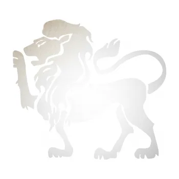 Samolepící dekorace SAMOLEPKA Lev zvěrokruh 005 levá (82 - odrazková reflexní bílá) NA AUTO, NÁLEPKA, FÓLIE, POLEP, TUNING, VLASTNÍ TEXT, TISK, AUTOSAMOLEPKY.cz, POLEPY, OBRÁZEK, LOGO, SAMOLEPKY