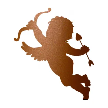 Samolepící dekorace Amor 002 levá (44 - měděná metalíza) SAMOLEPKA NA AUTO, NÁLEPKA, FÓLIE, POLEP, TUNING, VLASTNÍ TEXT, TISK, AUTOSAMOLEPKY.cz, POLEPY, OBRÁZEK, LOGO, 3D STICKERS