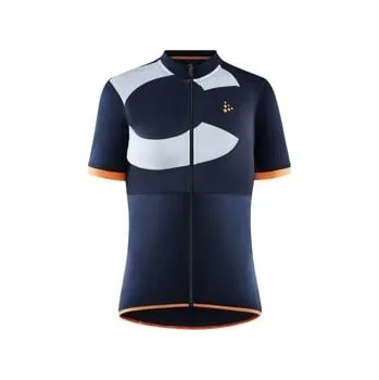 cyklistický dres W Cyklodres CRAFT CORE Endur Logo tmavě modrá L