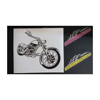 Samolepící dekorace SAMOLEPKA Motorka chopper 002 pravá (10 - červená) NA AUTO, NÁLEPKA, FÓLIE, POLEP, TUNING, VLASTNÍ TEXT, TISK, AUTOSAMOLEPKY.cz, POLEPY, OBRÁZEK, LOGO, SAMOLEPKY