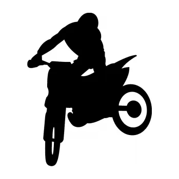 Samolepící dekorace SAMOLEPKA Motorka 037 levá motokros (01 - černá) NA AUTO, NÁLEPKA, FÓLIE, POLEP, TUNING, VLASTNÍ TEXT, TISK, AUTOSAMOLEPKY.cz, POLEPY, OBRÁZEK, LOGO, SAMOLEPKY