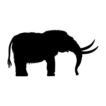 Samolepící dekorace SAMOLEPKA Mamut 001 pravá (01 - černá) NA AUTO, NÁLEPKA, FÓLIE, POLEP, TUNING, VLASTNÍ TEXT, TISK, AUTOSAMOLEPKY.cz, POLEPY, OBRÁZEK, LOGO, SAMOLEPKY