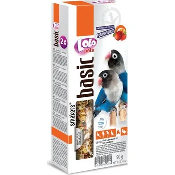 Krmivo pro ptáka LOLO SMAKERS 2 klasy ovocné pro agapornisy 90 g