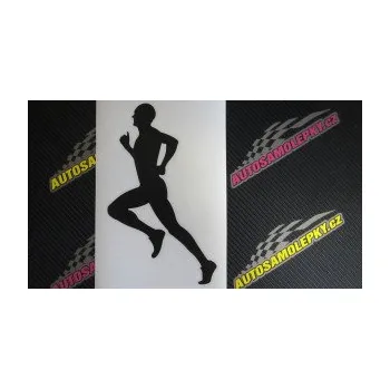 Polep vozidla SAMOLEPKA Běžec 004 levá (10 - červená) NA AUTO, NÁLEPKA, FÓLIE, POLEP, TUNING, VLASTNÍ TEXT, TISK, AUTOSAMOLEPKY.cz, POLEPY, OBRÁZEK, LOGO, SAMOLEPKY