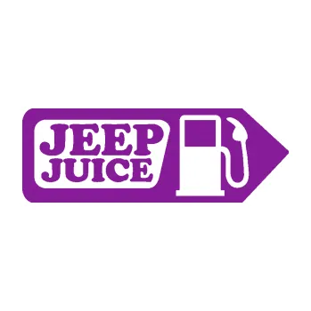 Polep vozidla SAMOLEPKA Jeep juice symbol tankování (14 - fialová) NA AUTO, NÁLEPKA, FÓLIE, POLEP, TUNING, VLASTNÍ TEXT, TISK, AUTOSAMOLEPKY.cz, POLEPY, OBRÁZEK, LOGO, SAMOLEPKY