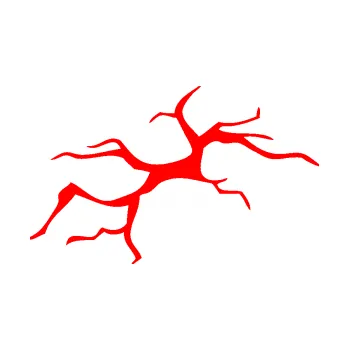 Samolepící dekorace SAMOLEPKA Prasklina 001 (74 - Fluorescentní červená) NA AUTO, NÁLEPKA, FÓLIE, POLEP, TUNING, VLASTNÍ TEXT, TISK, AUTOSAMOLEPKY.cz, POLEPY, OBRÁZEK, LOGO, SAMOLEPKY