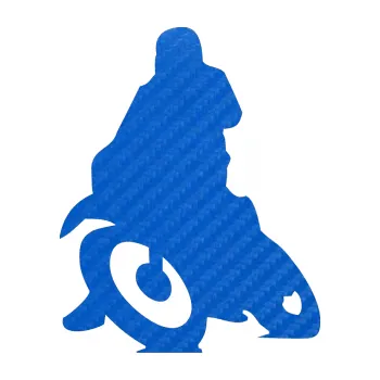 Samolepící dekorace SAMOLEPKA Motorka 002 levá silniční motorky (57 - 3D karbon modrý) NA AUTO, NÁLEPKA, FÓLIE, POLEP, TUNING, VLASTNÍ TEXT, TISK, AUTOSAMOLEPKY.cz, POLEPY, OBRÁZEK, LOGO, SAMOLEPKY