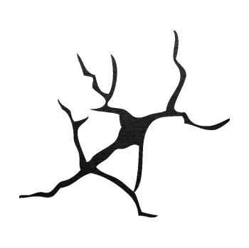 Samolepící dekorace SAMOLEPKA Prasklina 004 (63 - škrábaný kov černý) NA AUTO, NÁLEPKA, FÓLIE, POLEP, TUNING, VLASTNÍ TEXT, TISK, AUTOSAMOLEPKY.cz, POLEPY, OBRÁZEK, LOGO, SAMOLEPKY