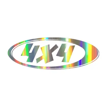Polep vozidla SAMOLEPKA NA AUTO 4x4 varianta 010 (93 - Holografická) NÁLEPKA, FÓLIE, POLEP, TUNING, VLASTNÍ TEXT, TISK, AUTOSAMOLEPKY.cz, POLEPY, OBRÁZEK, LOGO, SAMOLEPKY