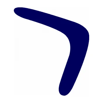 Polep vozidla SAMOLEPKA Bumerang 001 pravá (23 - tmavě modrá) NA AUTO, NÁLEPKA, FÓLIE, POLEP, TUNING, VLASTNÍ TEXT, TISK, AUTOSAMOLEPKY.cz, POLEPY, OBRÁZEK, LOGO, SAMOLEPKY