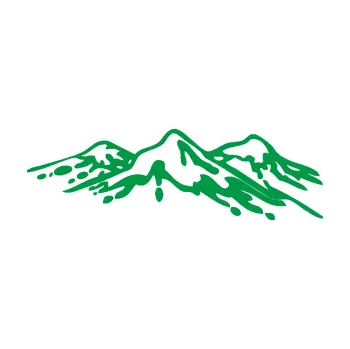 Samolepící dekorace Krajina hory 005 pravá (12 - zelená) SAMOLEPKA NA AUTO, NÁLEPKA, FÓLIE, POLEP, TUNING, VLASTNÍ TEXT, TISK, AUTOSAMOLEPKY.cz, POLEPY, OBRÁZEK, LOGO, 3D STICKERS