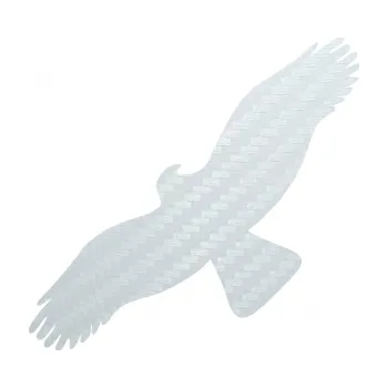 Samolepící dekorace Dravec na sklo 001 levá (51 - 3D karbon bílý) SAMOLEPKA NA AUTO, NÁLEPKA, FÓLIE, POLEP, TUNING, VLASTNÍ TEXT, TISK, AUTOSAMOLEPKY.cz, POLEPY, OBRÁZEK, LOGO, 3D STICKERS