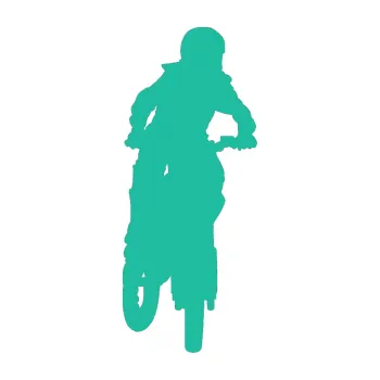 Samolepící dekorace SAMOLEPKA Motorka 022 pravá motokros (25 - tyrkysová) NA AUTO, NÁLEPKA, FÓLIE, POLEP, TUNING, VLASTNÍ TEXT, TISK, AUTOSAMOLEPKY.cz, POLEPY, OBRÁZEK, LOGO, SAMOLEPKY