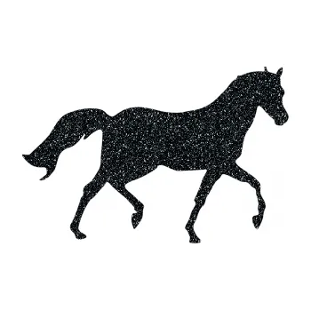 Samolepící dekorace Kůň 003 pravá (85 - Ultra Metalic černá) SAMOLEPKA NA AUTO, NÁLEPKA, FÓLIE, POLEP, TUNING, VLASTNÍ TEXT, TISK, AUTOSAMOLEPKY.cz, POLEPY, OBRÁZEK, LOGO, 3D STICKERS