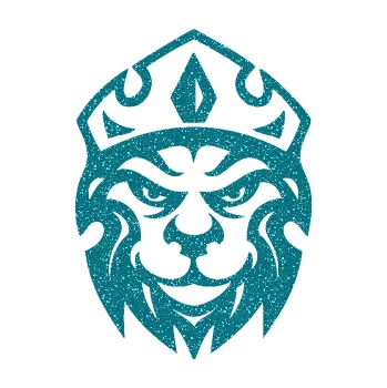 Samolepící dekorace Lev hlava s korunou 001 (92 - Ultra Metalic tyrkysová) SAMOLEPKA NA AUTO, NÁLEPKA, FÓLIE, POLEP, TUNING, VLASTNÍ TEXT, TISK, AUTOSAMOLEPKY.cz, POLEPY, OBRÁZEK, LOGO, 3D STICKERS