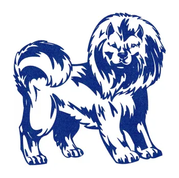 samolepka Pes 029 pravá (89 - Ultra Metalic modrá tmavá) SAMOLEPKA NA AUTO, NÁLEPKA, FÓLIE, POLEP, TUNING, VLASTNÍ TEXT, TISK, AUTOSAMOLEPKY.cz, POLEPY, OBRÁZEK, LOGO, 3D STICKERS