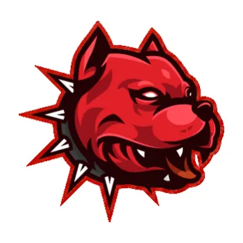 samolepka Barevný pes 004 s konturou pravá (53 - 3D karbon červený) SAMOLEPKA NA AUTO, NÁLEPKA, FÓLIE, POLEP, TUNING, VLASTNÍ TEXT, TISK, AUTOSAMOLEPKY.cz, POLEPY, OBRÁZEK, LOGO, 3D STICKERS