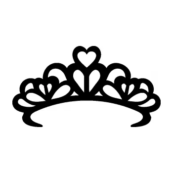 Samolepící dekorace SAMOLEPKA Čelenka se srdíčky (01 - černá) NA AUTO, NÁLEPKA, FÓLIE, POLEP, TUNING, VLASTNÍ TEXT, TISK, AUTOSAMOLEPKY.cz, POLEPY, OBRÁZEK, LOGO, SAMOLEPKY