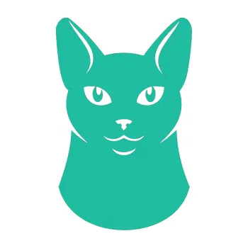 Samolepící dekorace Kočka 005 pravá (25 - tyrkysová) SAMOLEPKA NA AUTO, NÁLEPKA, FÓLIE, POLEP, TUNING, VLASTNÍ TEXT, TISK, AUTOSAMOLEPKY.cz, POLEPY, OBRÁZEK, LOGO, 3D STICKERS